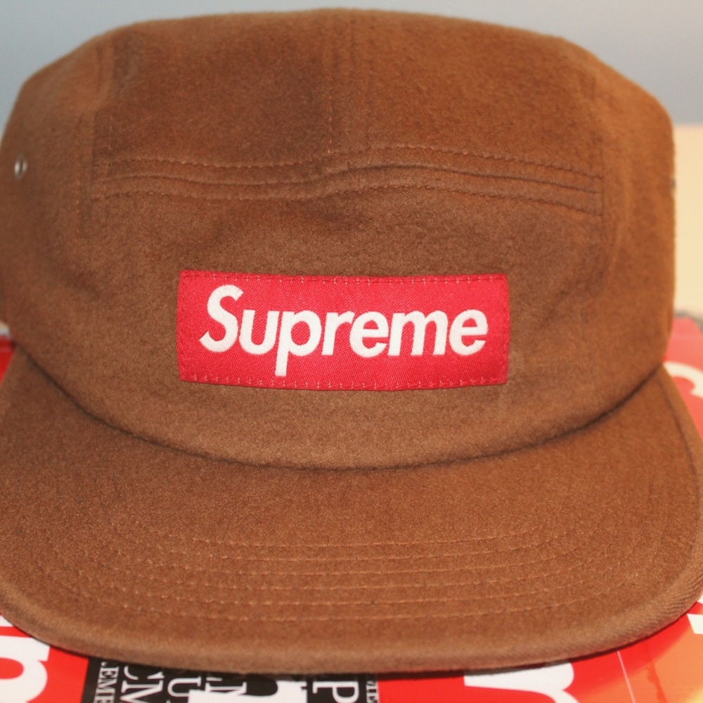 Supreme x Loro Piana Wool Camp Cap - FW13